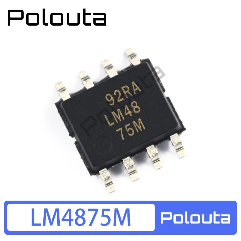 3 шт. комплект электрических акустических компонентов Polouta LM4875M SOP-8 SMD IC усилитель