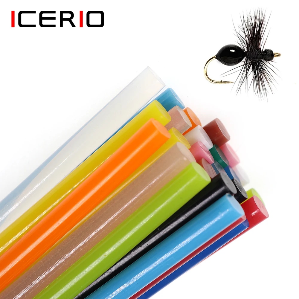 Миниатюрные клеевые палочки ICERIO 2 шт. для завязывания мушек материал