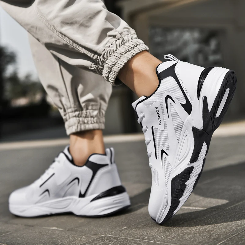 Sneakers Men Mesh Breathable Running Sport Shoes 48 Large Size Light Soft Thick Male Shoes Walking Jogging Sneakers Zapatos