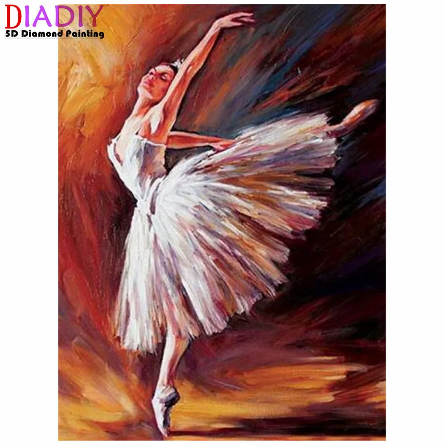 

Diamond Painting Full Square/Round Drill 5D DIY "Girl ballet dance" Daimond Embroidery Rhinestone Cross Stitch Decor