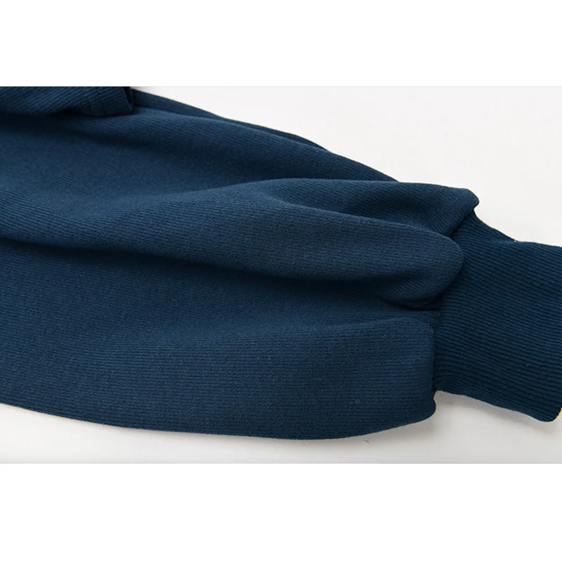 Женская Повседневная Толстовка с длинным рукавом однотонный пуловер крестом и