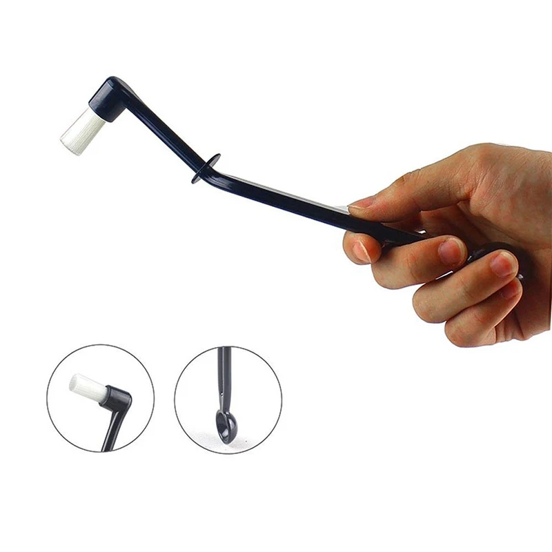 Нейлоновая Щетка для эспрессо щетка кофемашины инструмент очистки кофе с ложкой