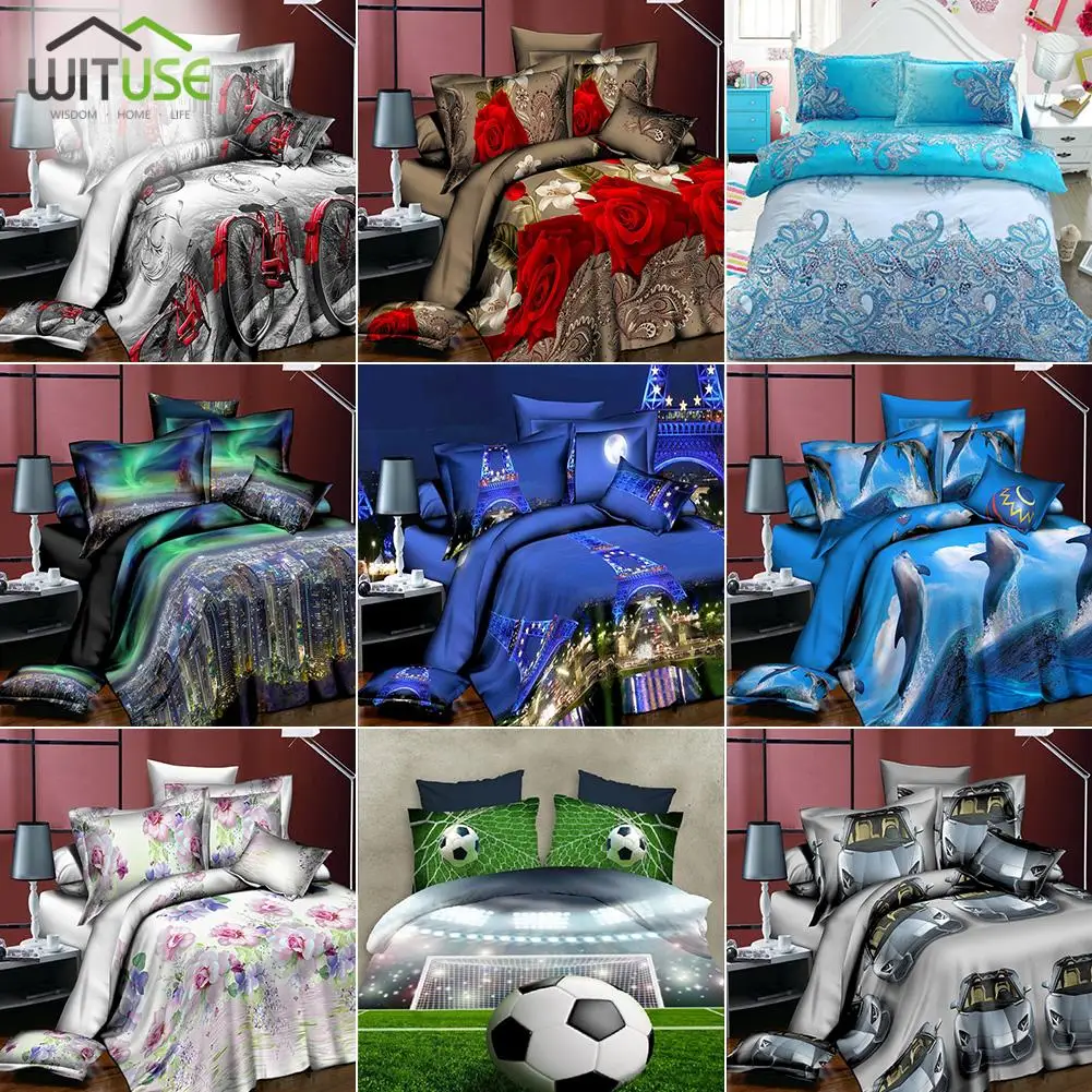 Домашний текстиль Комплект постельного белья 3D европейский и американский