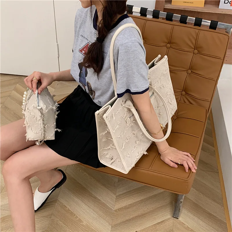 Милые розовые женские сумки на плечо для покупок женская сумка из хлопка и шерсти