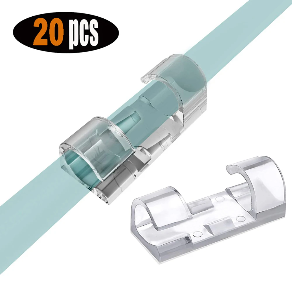 Кабельные Зажимы органайзера кабель Управление рабочего стола из АБС пластика