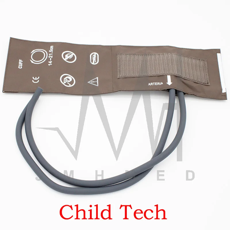 5PCS M1572A Dual Tube Reusable PU Blood Pressure Cuff for Pediatric14-21.5cm Arm C Nihon Kohden GE Datex Dixtal Patient Monitor - купить по