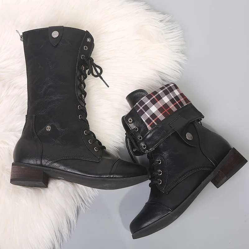 Flanging/ботильоны для женщин в двух стилях мотоботы большого размера Новинка 2019