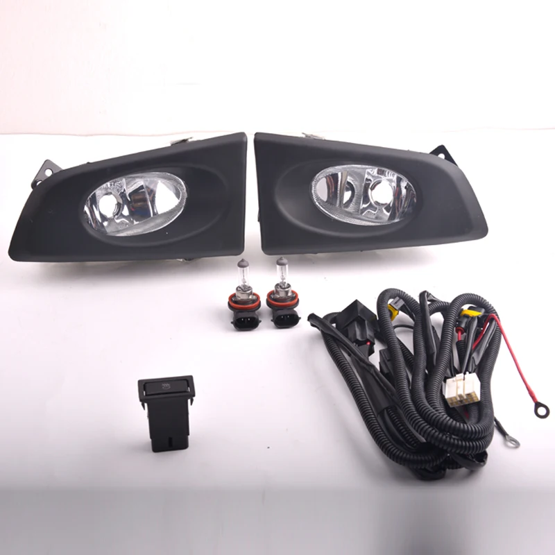 CAPQX 2 шт. Передний Задний бампер противотуманный фонарь светильник тумана и