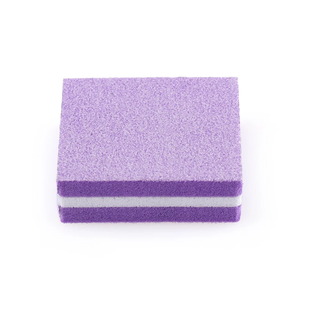 1/5PC Mini Nail Polisher Double-Sided Colorful Sponge Buffer Sanding Files Manicure Tool Trimming Kit Salon Art Tools | Красота и