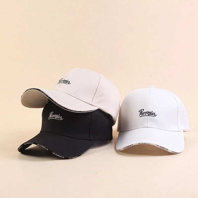Бейсболка для мужчин и женщин хлопковая кепка с буквенным принтом вышивкой