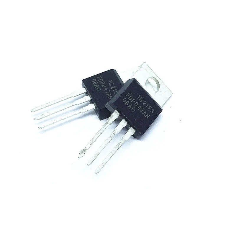 

10pcs/lot FDP047AN08AO FDP047AN 80A/75V TO220