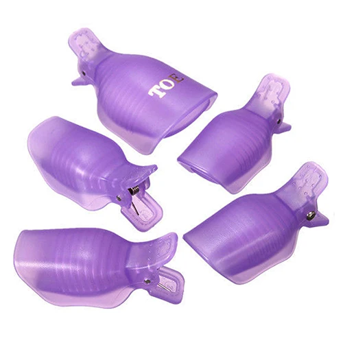 5 шт. зажимы для снятия гель лака с ногтей|Жидкость лака| |