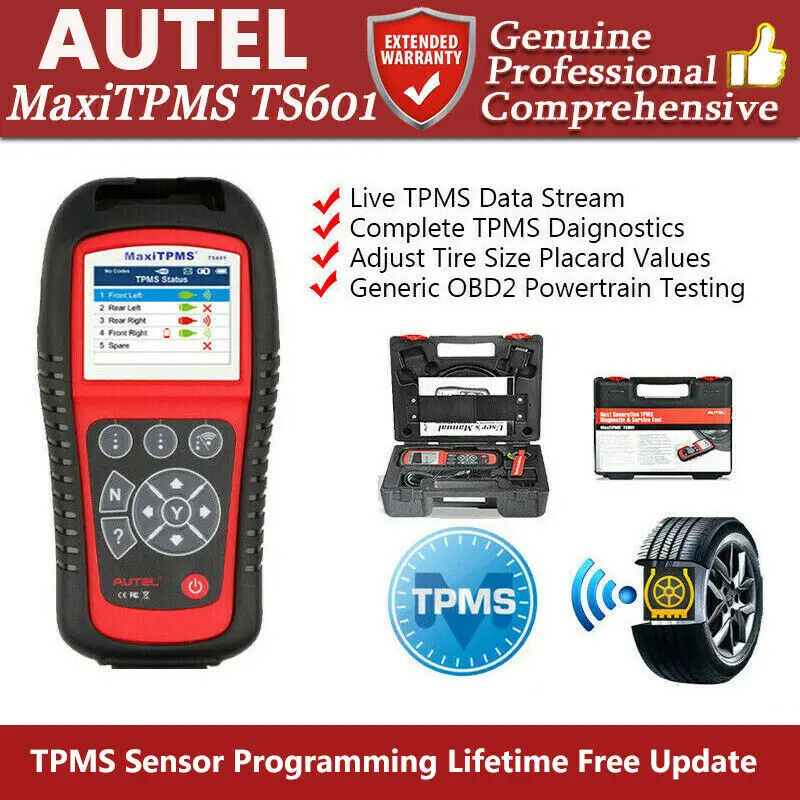 Autel MaxiTPMS TS601 TPMS инструмент датчик сброса переобучения активировать