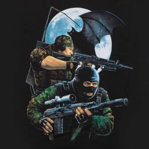 

Russian Military Intelligence T-Shirt Russia Army SPETSNAZ GRU Cotton O-Neck Short Sleeve Men's T Shirt New Size S-3XL