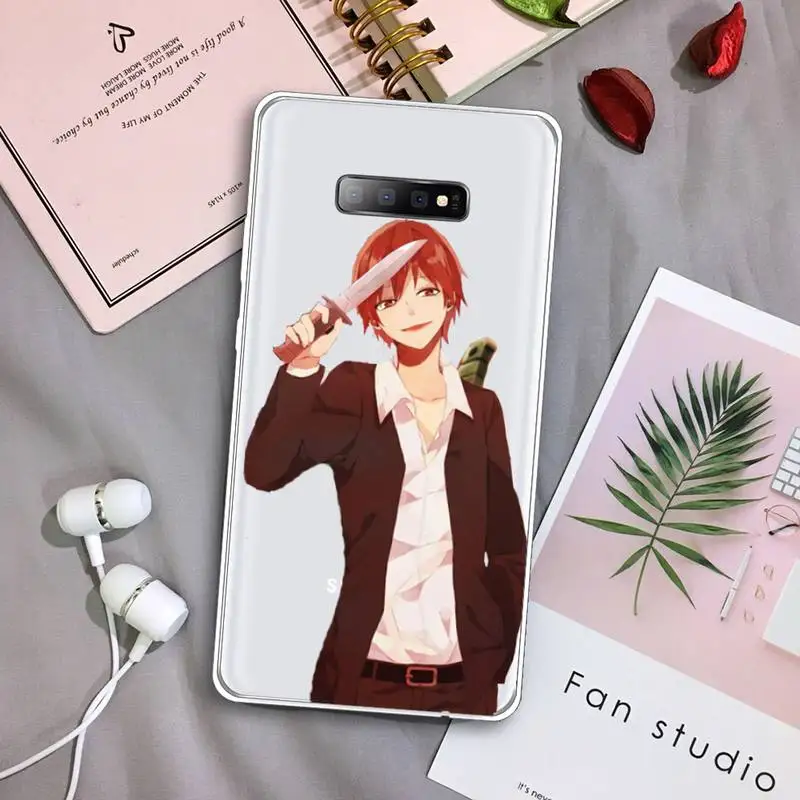 

Karma akabane assasination classroom Phone Case Transparent For Samsung Galaxy A71 A21s S8 S9 S10 plus note 20 ultra