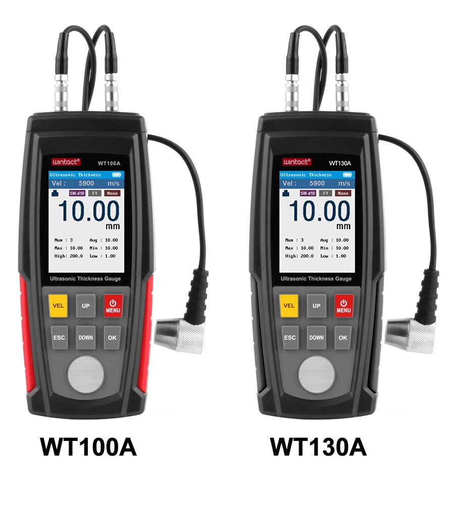 

WINTACT Ultrasonic Thickness Gauge Meter Tester Battery Digital Width Measuing instruments Ultrasonic Thickness Gauge