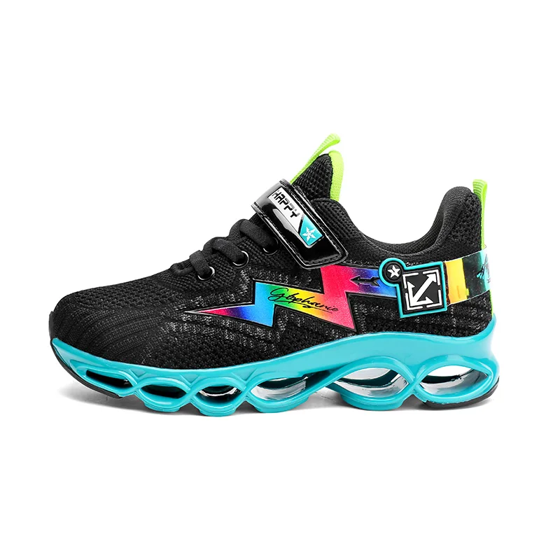 

2022 Autumn Breathable Children Shoes Boys Sports Shoes Brand Fashion Kids Sneakers for Girls Big Mesh Shoes
