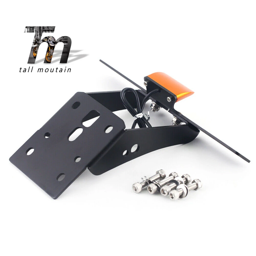 Держатель номерного знака Для KTM DUKE 390 250 RC 125 200 Аксессуары для мотоциклов ЗАДНИЙ