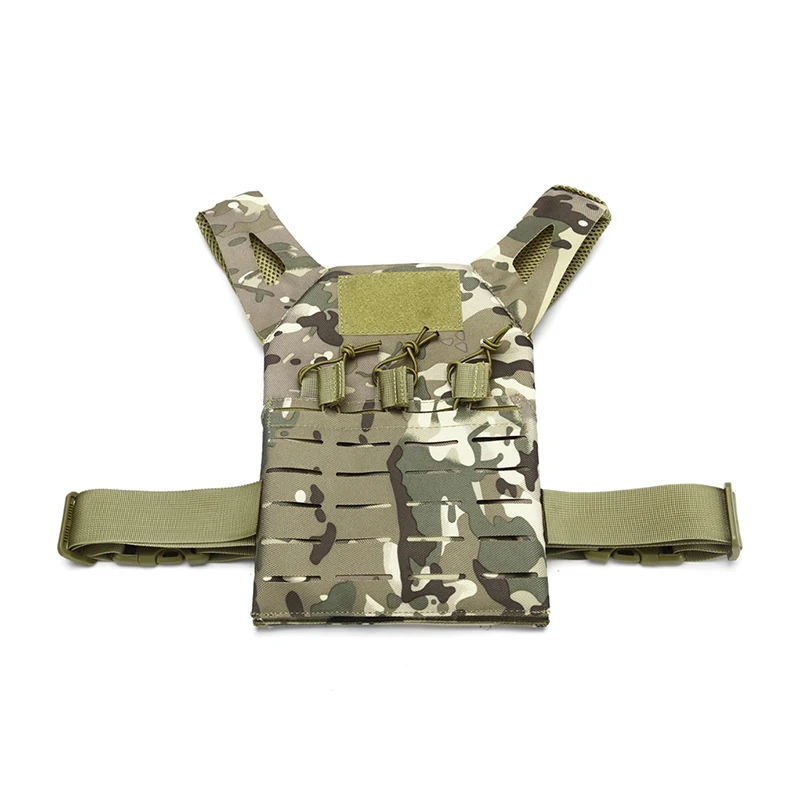 Мини Тактический Molle прыжок плиты Перевозчик JPC жилет для детей активного отдыха защитный жилет - Цвет: Camouflage