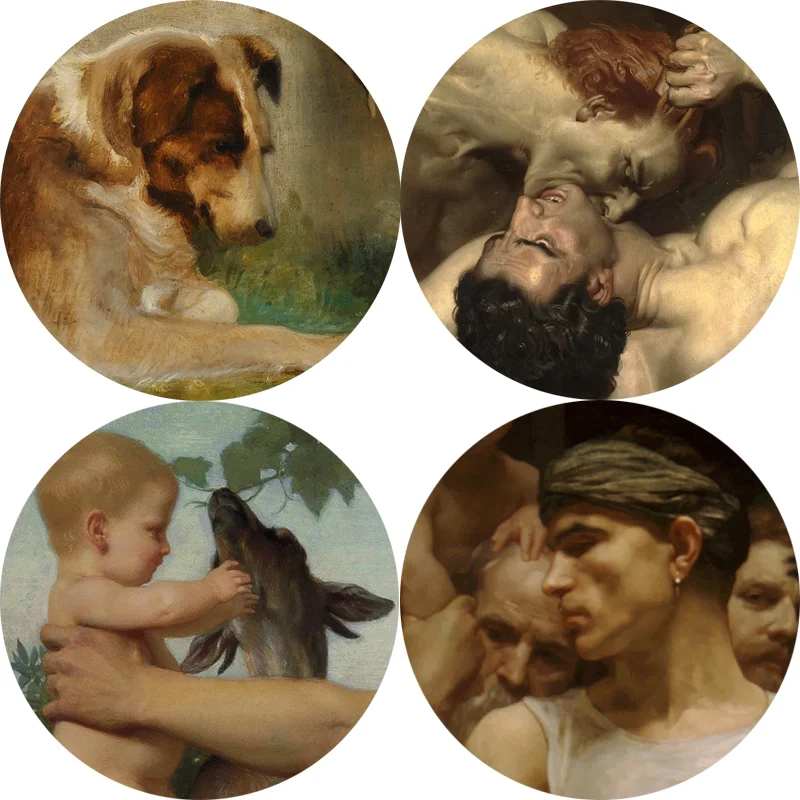 Картина на холсте для итальянских влюбленных William Adolphe Bouguereau|Рисование и