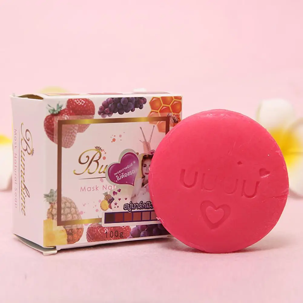Handmade Clean Soap Pore Deep Cleansing whitening Acne Removal soap Treatment Pores Moisturizing Cleaner Pimple Soap U6V3