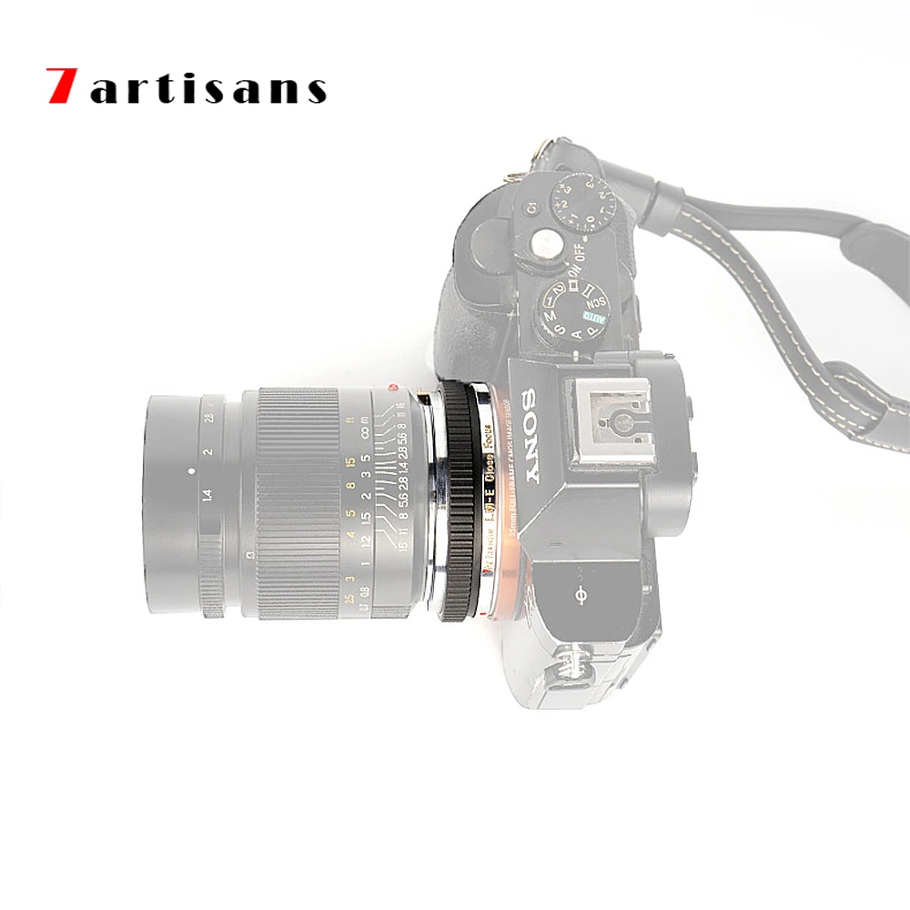 7artisans LM-E Close Focus Adapter Ring für Leica M Objektiv passend für Sony A7 III A7 II A6000 A7S II A7R II A7R III 