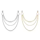 Брелок для ключей в стиле панк, байкера, джинсов, штанов, многослойный, широкий пояс на талию, кошелек с цепочкой W0YA