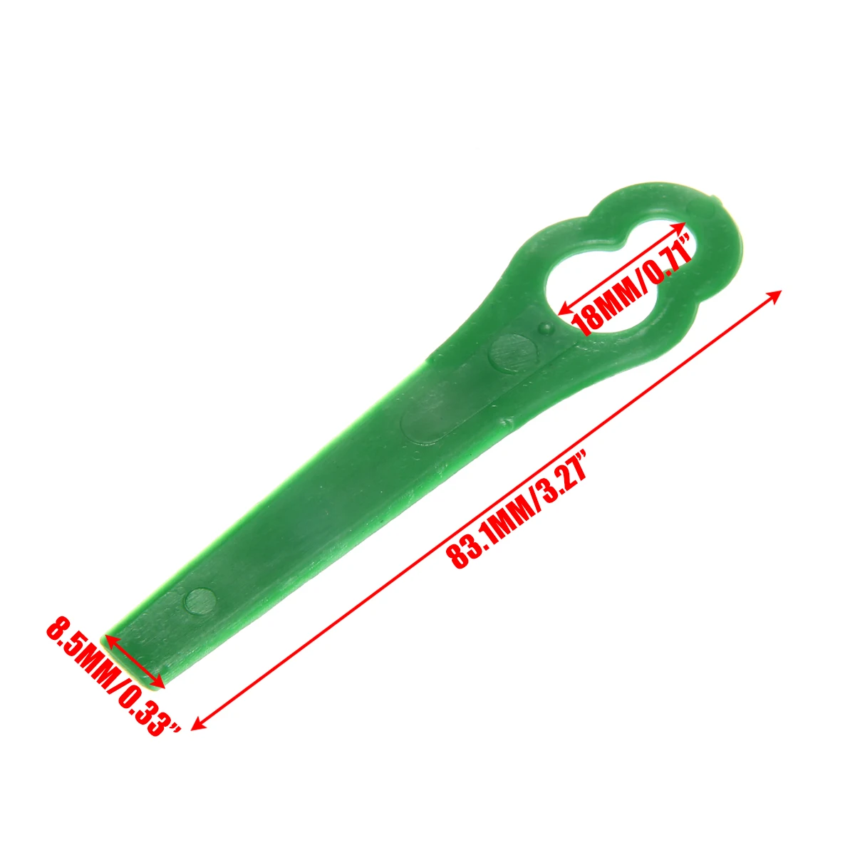 50 шт. пластиковые лезвия для стрижки подвески BOSCH ART 23 ACCUTRIM 18 в газонокосилка