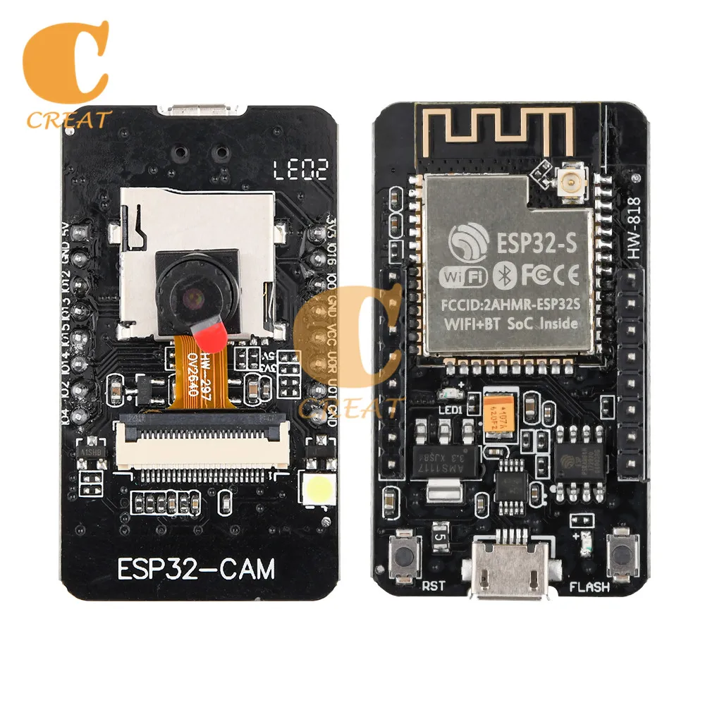 ESP32 CAM Integrated CH340 WiFi Bluetooth макетная плата с модулем камеры OV2640 USB для