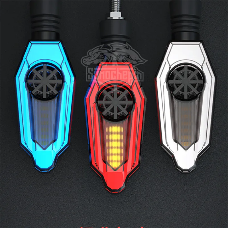 

12V Motorcycle LED Universal Moto Turn Signal Light For Kawasaki Honda Suzuki Yamaha Motorbike Flasher Scooter Blinker Indicator