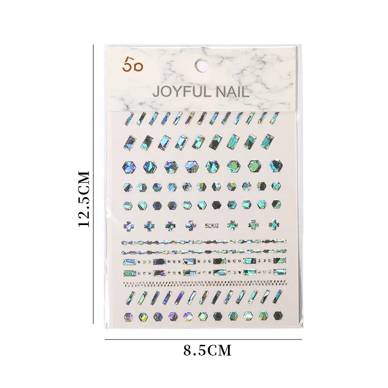 

The new nail barcode label classic web celebrity 3 d back glue sticker black wavy line nail stickers wholesale