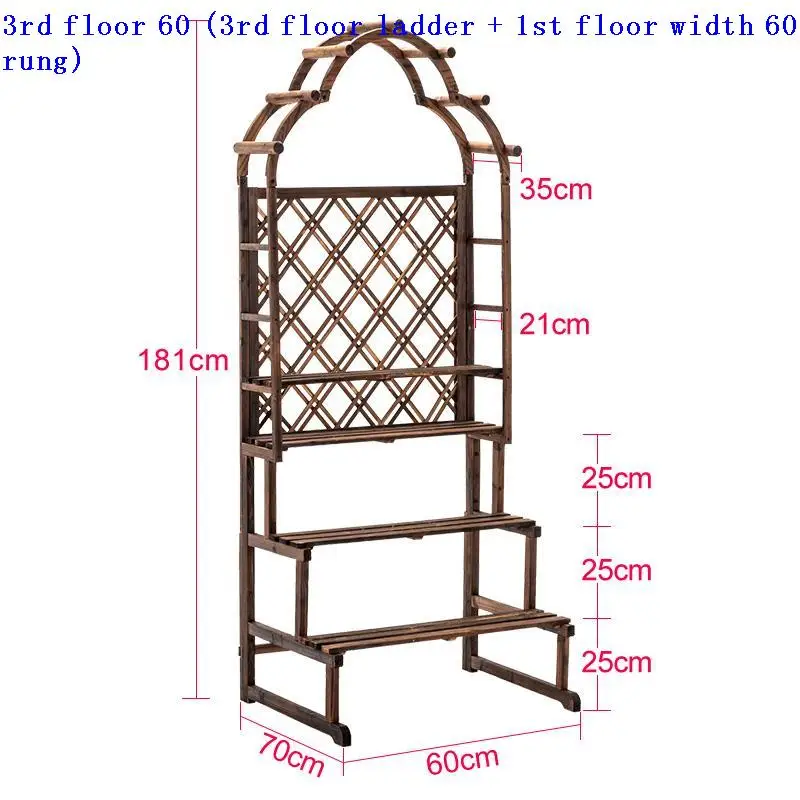 

Декоративная полка для растений, настенный цветочный стеллаж для улицы