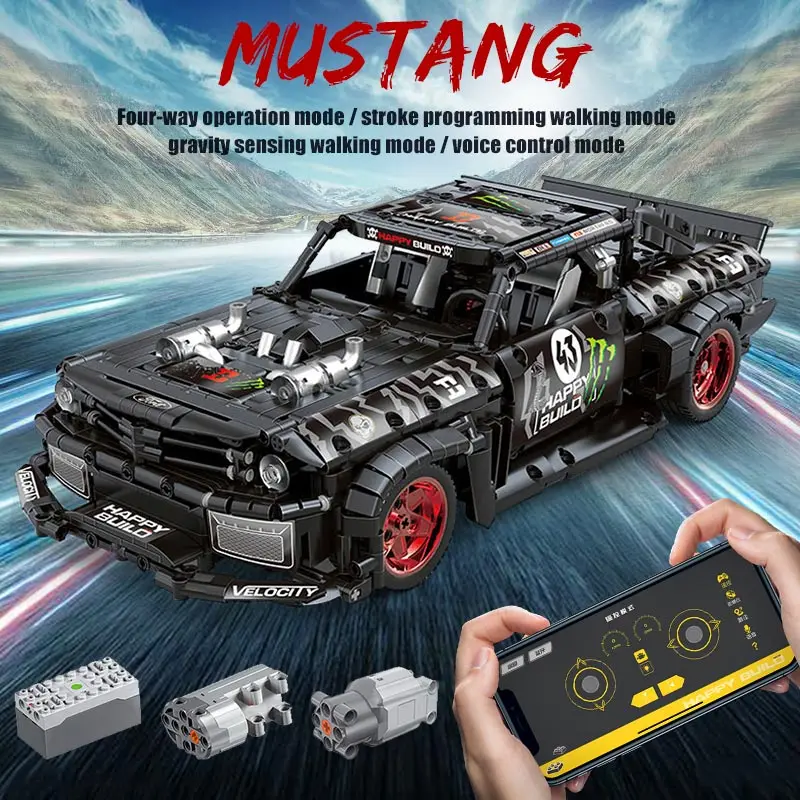 

DHL MOC Remote control truck sets Building Blocks Assemble bricks kits Kids Educational Car Toys Christmas Gifts