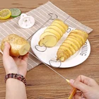 Спиральный слайсер для картофеля, из нержавеющей стали, 1 набор