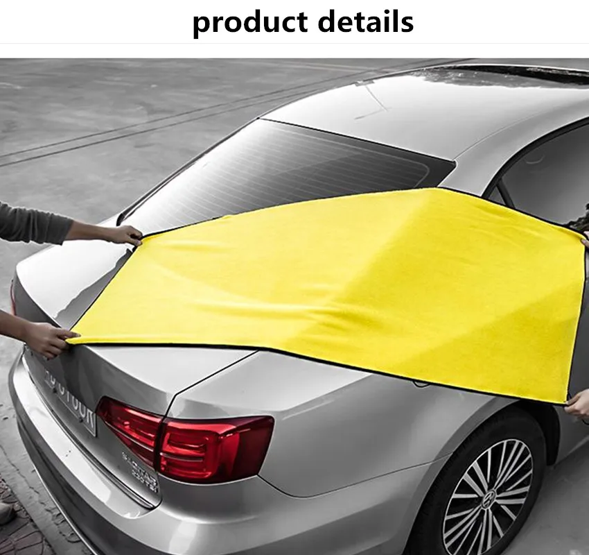 New Car Cleaning Care Cloth Detailing Wash Towel for vw polo sedan vw t5 skoda fabia 2 hyundai solaris 2017 audi a3 kia spectra