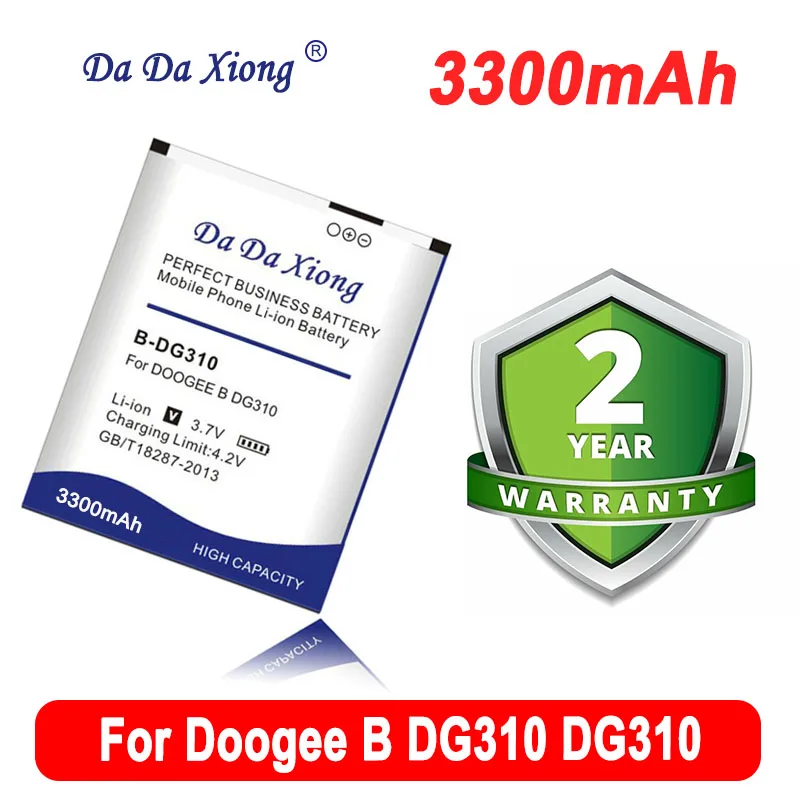 

Оригинальный зеркальный аккумулятор DaDaXiong 3300 мАч Для DOOGEE DG310