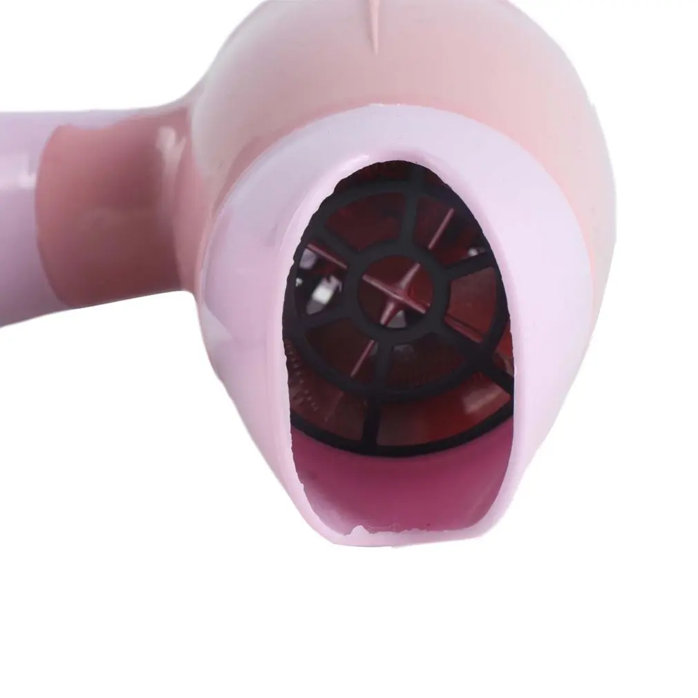 220V Folding Mini Hair Dryer with Nozzle Adjustable Airflow Fast Drying Low Noise Portable Travel Household US Plug | Дом и сад