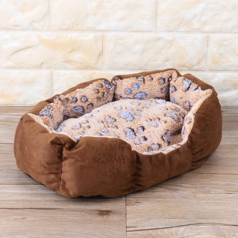 

Pet Comfortable Warm Bed Dog Puppy Cat Soft Bed Mat Pet Indoor Cushion Sleep Bed K3NA