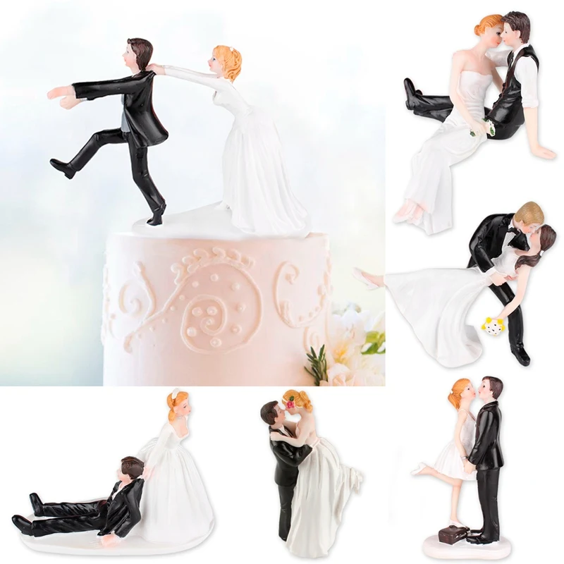 Свадебное украшение топпер для торта невесты свадьбы Топпер свадебные куклы и