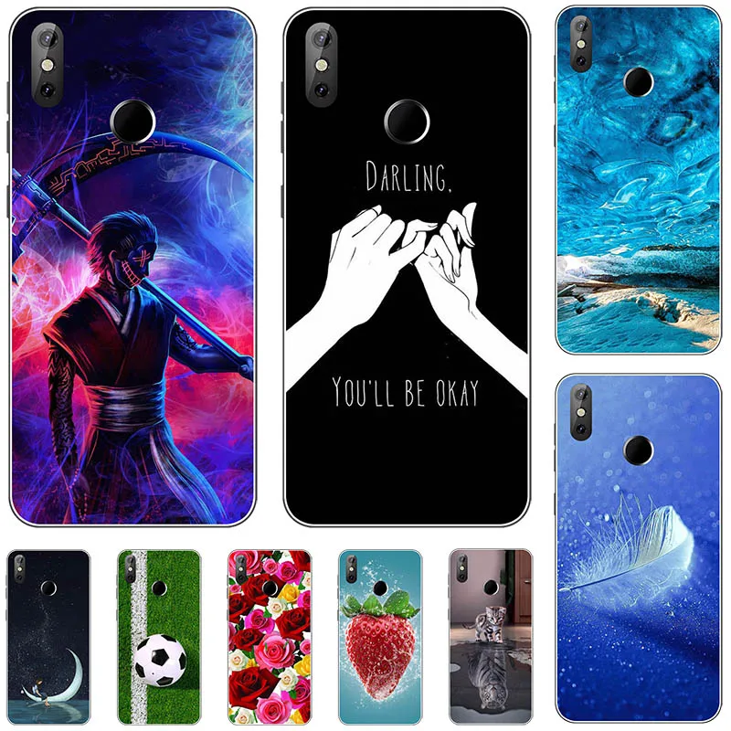 For Vodafone Smart V11 Case X9 Cartoon Pattern Soft TPU Cover Coque Animal Flower Shell | Мобильные телефоны и аксессуары