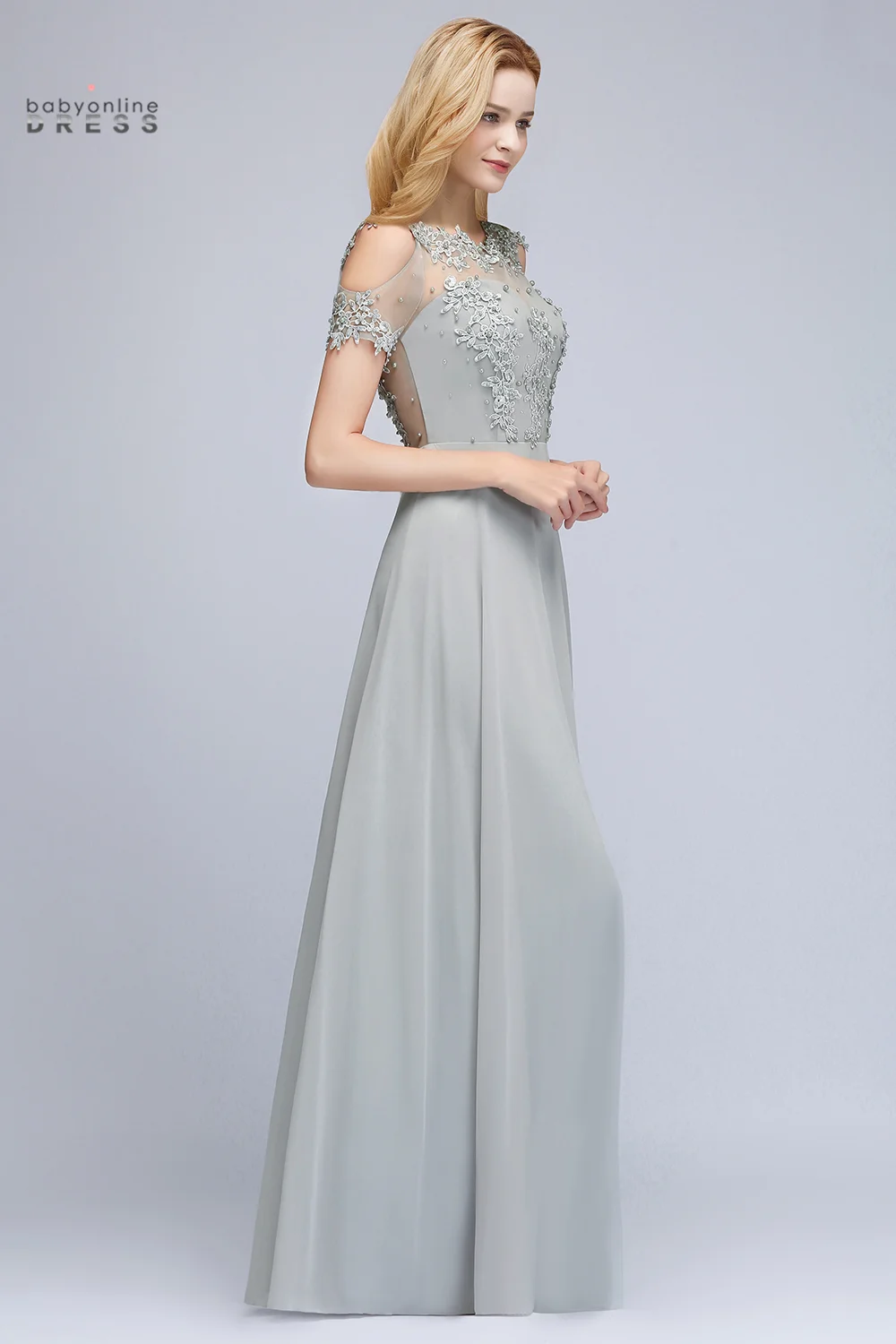 Длинные Выпускные платья с аппликацией жемчужное Прозрачное платье на спине