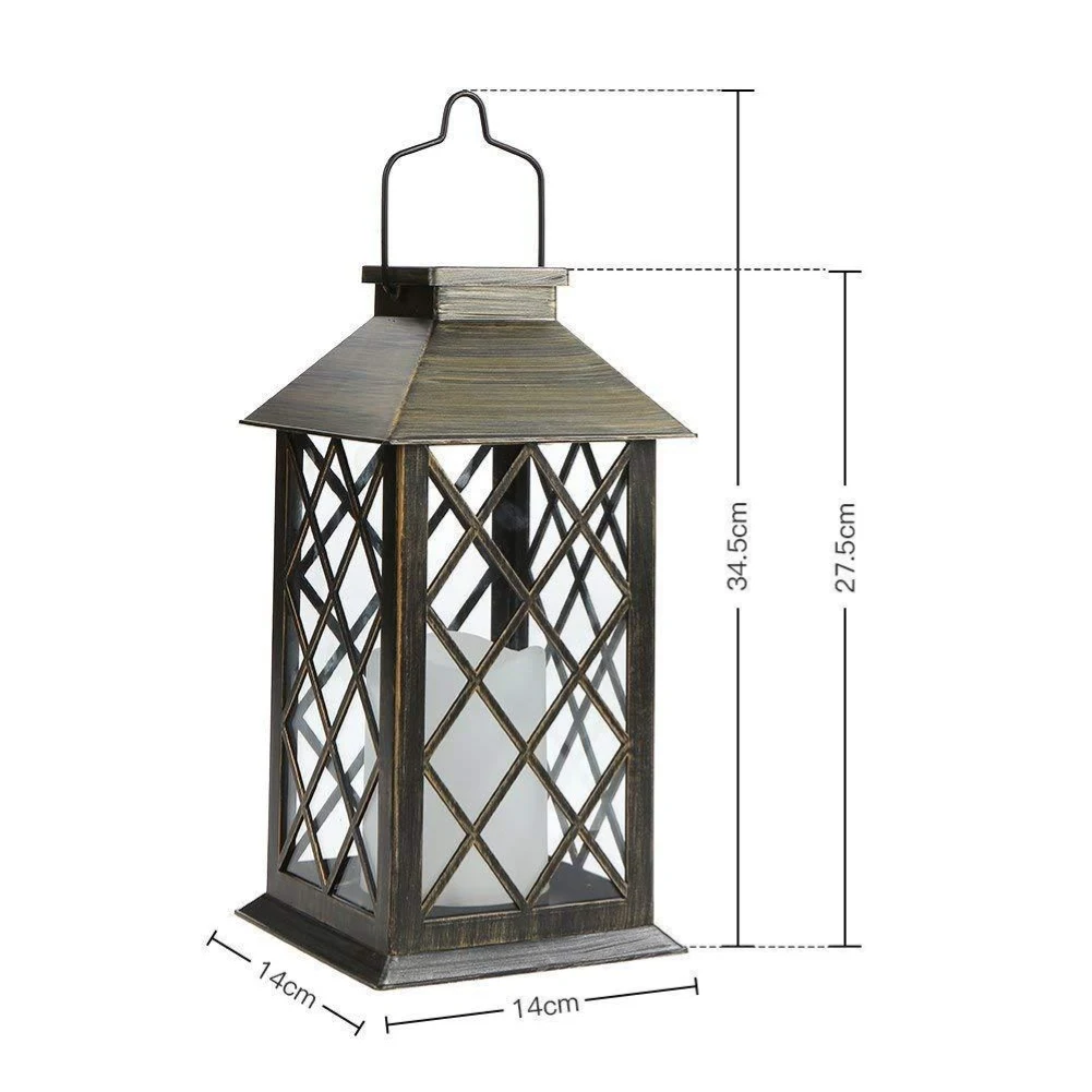 

Outdoor IP55 Waterproof LED Candle Solar Lantern Garden Yard Decorative Lamp Home Decoration christmas Decoration
