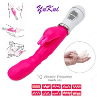 10 speeds g spot vibrator for women vaginal massage dildo silicon vibrators clitoris stimulator plug anal sex toys for adults 18