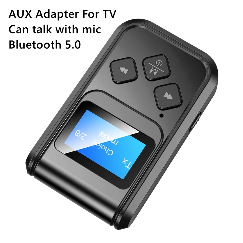 5 0 Bluetooth адаптер для ПК ТВ автомобиля светодиодный экран беспроводной аудио синий