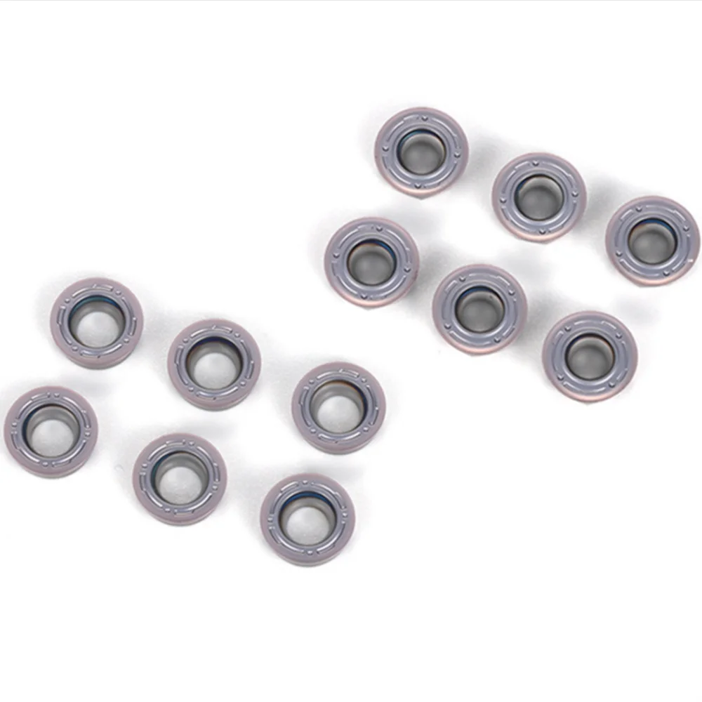 Набор токарных пластин комплект из 10 твердосплавных втулок RPMT10T3MO F для фрезерных