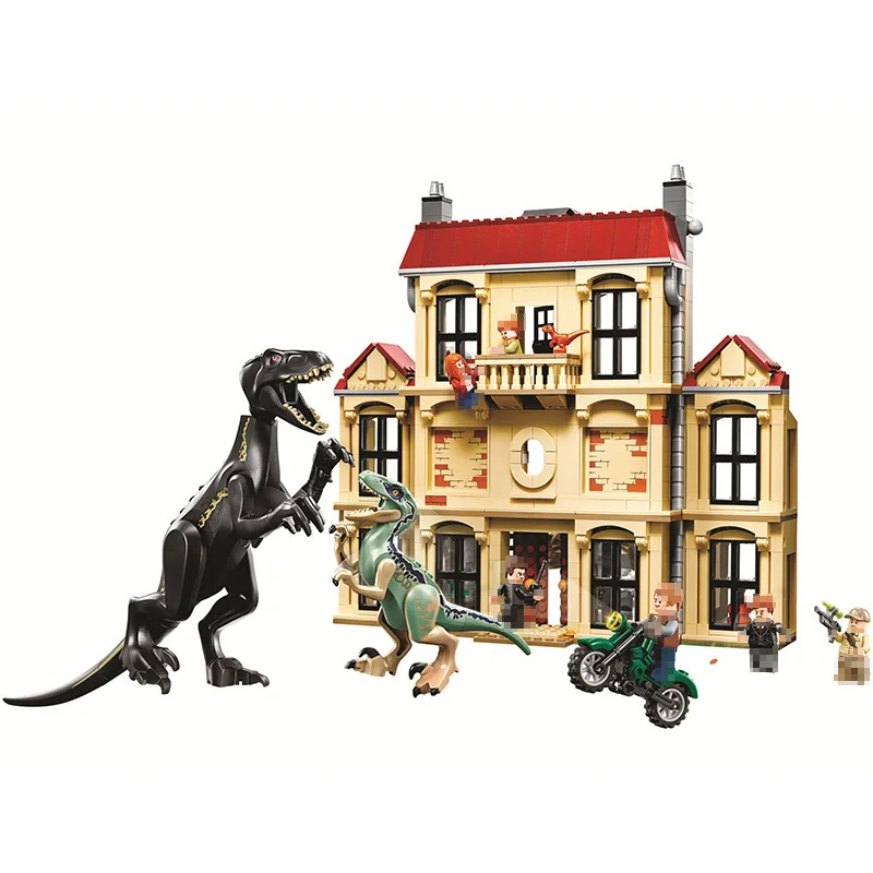 Jurassic World Owen indominus rex Building Blocks Jurrassic 2 Dinosaur Figures Bricks Toys For Kids | Игрушки и хобби