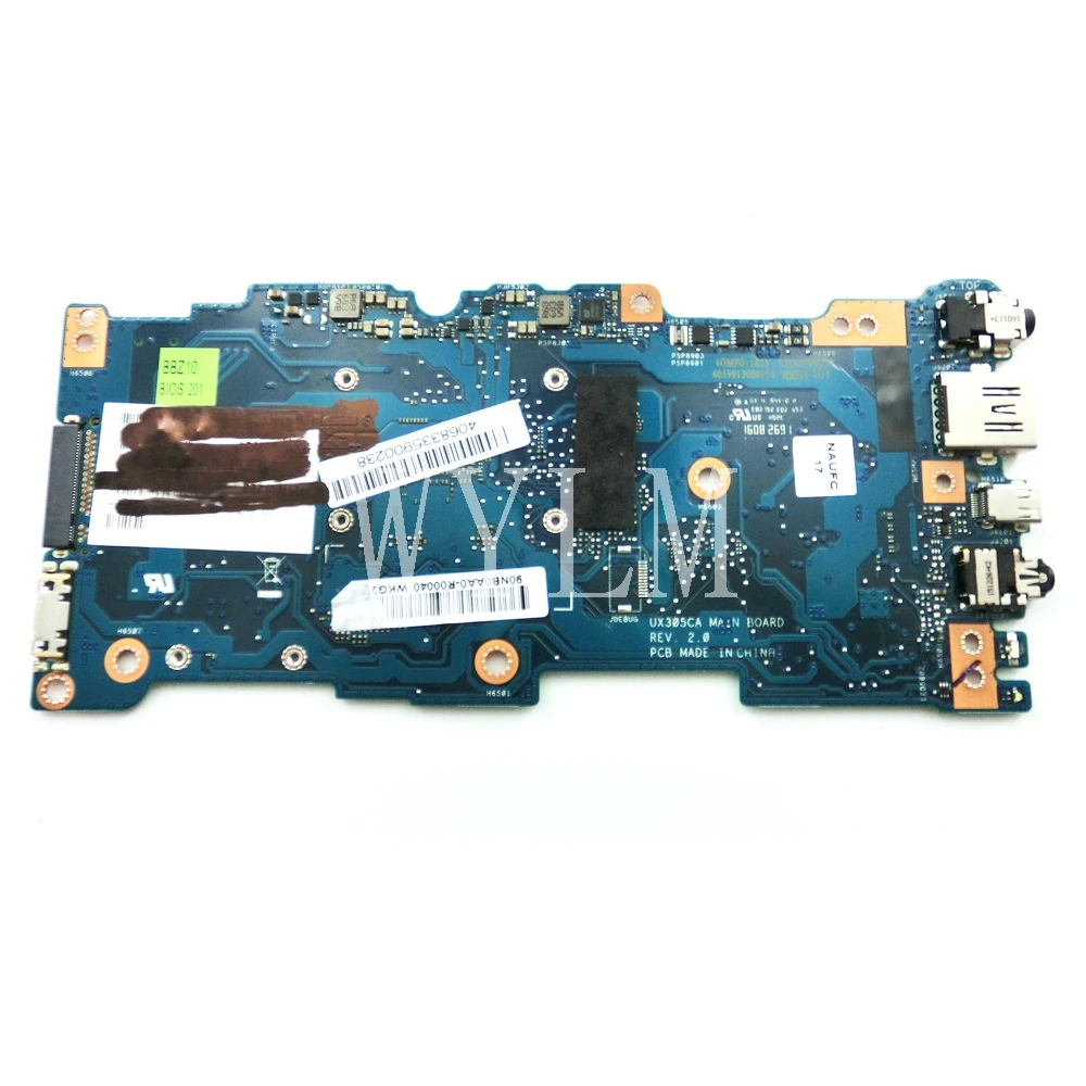 ux305ca motherboard 8gb ram m3 6y30 cpu mainboard for asus ux305c ux305ca u305c ux305 laptop motherboard tested 90nb0aa0 r00040 free global shipping