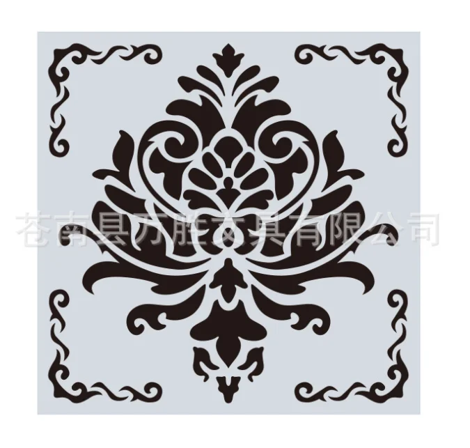 

15*15 Vintage flower Layering Stencils for Diy scrapbook/photo album Decorative Embossing coloring,painting stencil,home decor