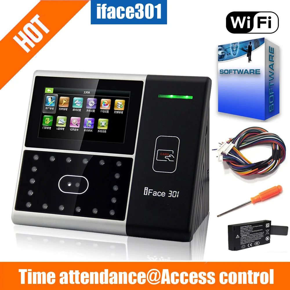 Оригинальный Uface301 iface301 Wi-Fi TCP/IP устройство распознавания лица и RFID-карта функция