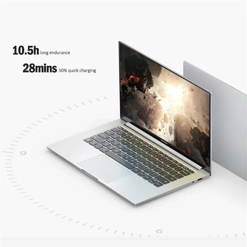 Ультратонкий ноутбук Xiaomi RedmiBook 14 Ⅱ дюймов Wi Fi 6 16 ГБ DDR4 512 Гб SSD Intel Core i7/i5 FHD экран